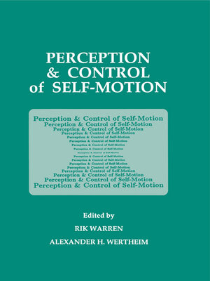 cover image of Perception and Control of Self-motion